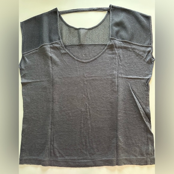 Club Monaco linen knit top - Picture 2 of 2